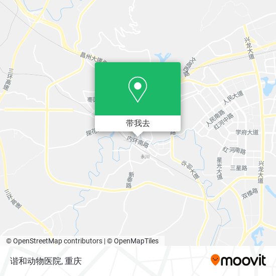 谐和动物医院地图