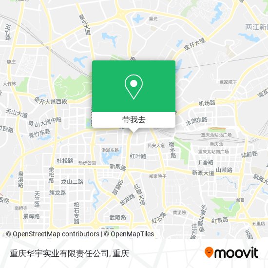 重庆华宇实业有限责任公司地图