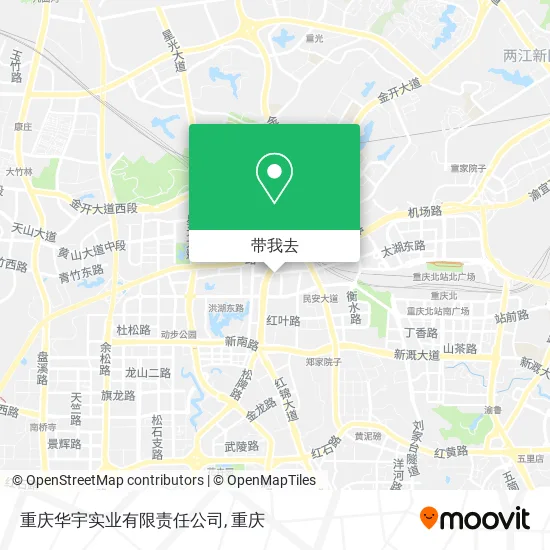 重庆华宇实业有限责任公司地图