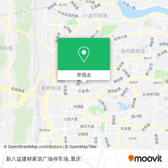 新八益建材家居广场停车场地图