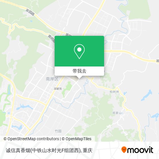 诚信真香烟(中铁山水时光F组团西)地图