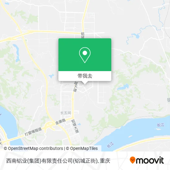 西南铝业(集团)有限责任公司(铝城正街)地图