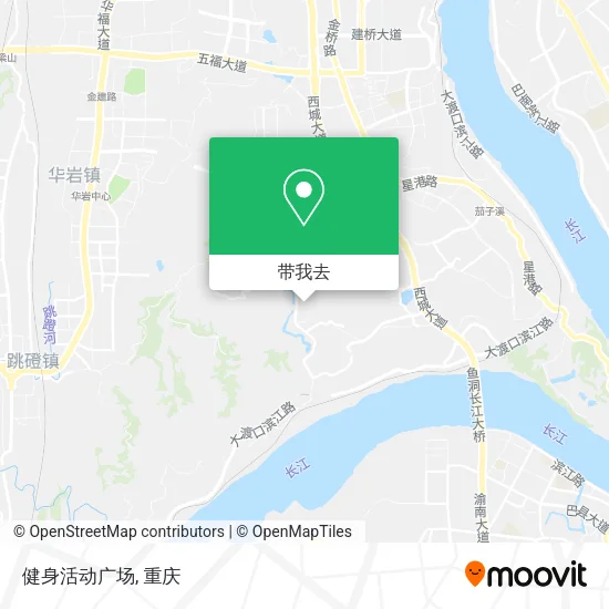 健身活动广场地图