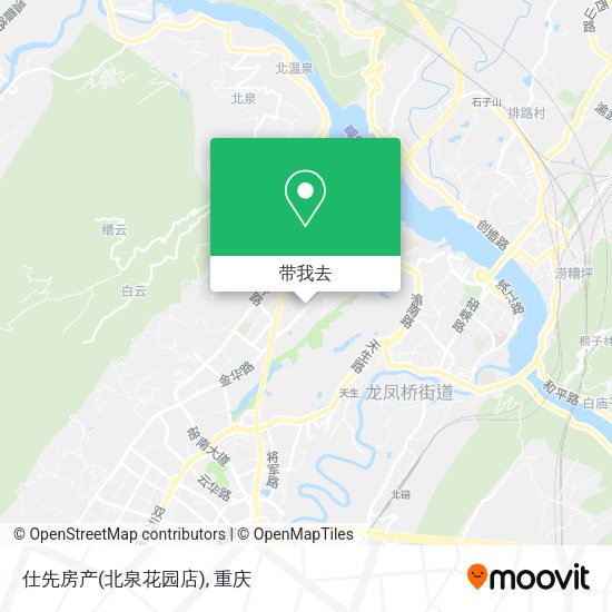 仕先房产(北泉花园店)地图