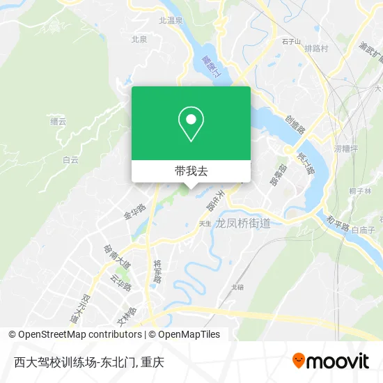 西大驾校训练场-东北门地图