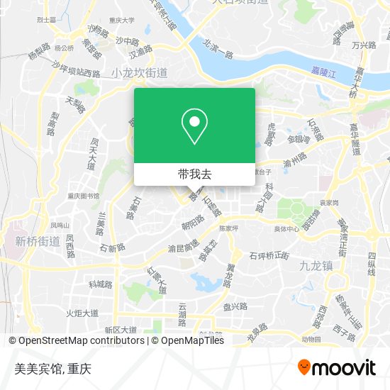 美美宾馆地图