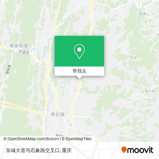 东城大道与石象路交叉口地图