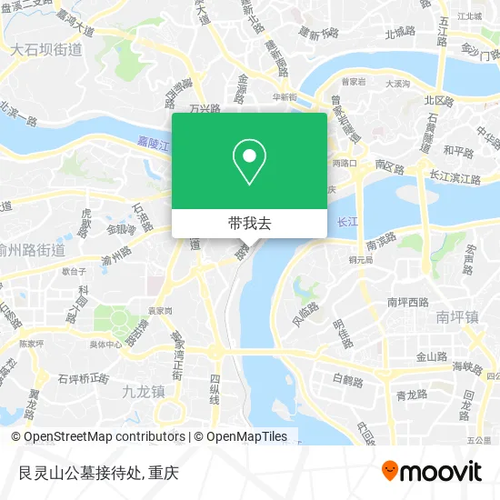 艮灵山公墓接待处地图