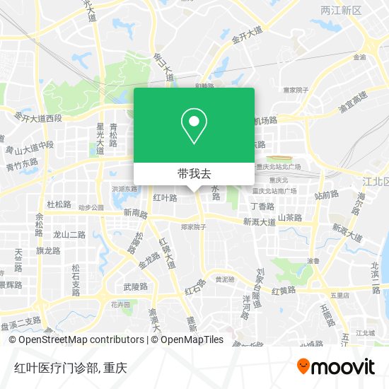 红叶医疗门诊部地图