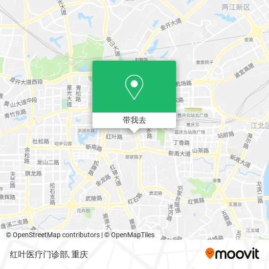 红叶医疗门诊部地图