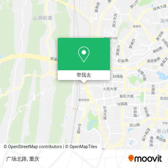 广场北路地图