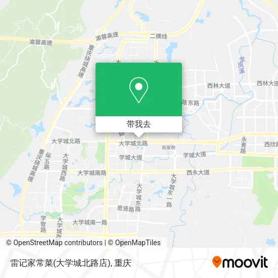 雷记家常菜(大学城北路店)地图