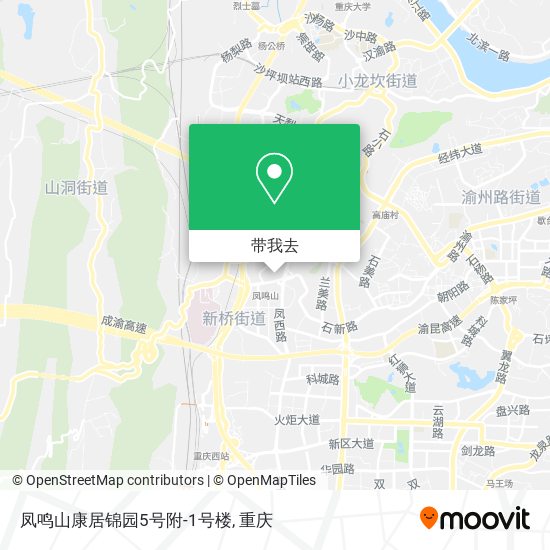 凤鸣山康居锦园5号附-1号楼地图