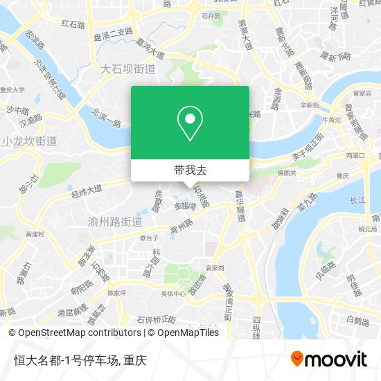 恒大名都-1号停车场地图