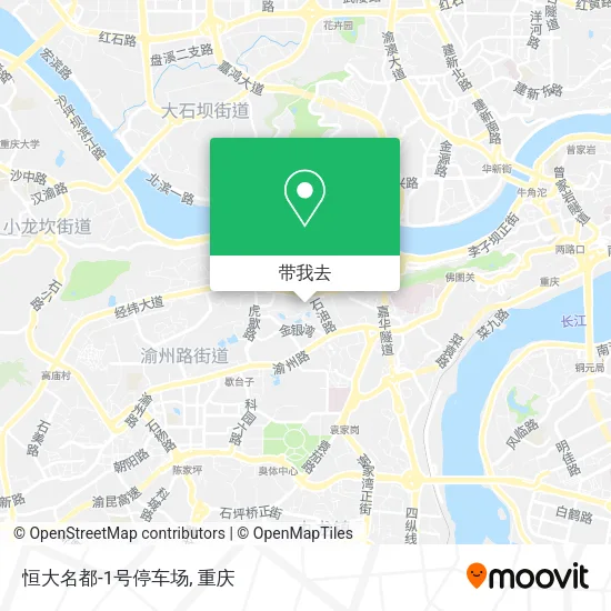 恒大名都-1号停车场地图