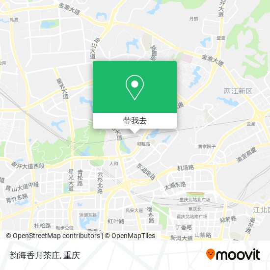 韵海香月茶庄地图