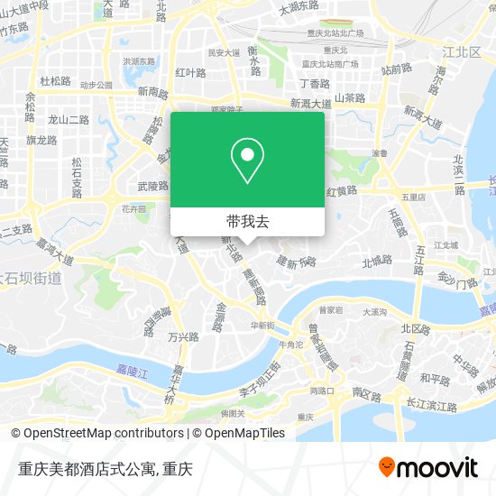 重庆美都酒店式公寓地图