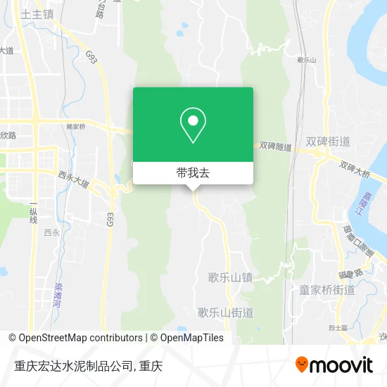 重庆宏达水泥制品公司地图