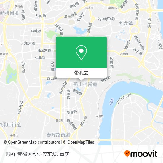 顺祥·壹街区A区-停车场地图