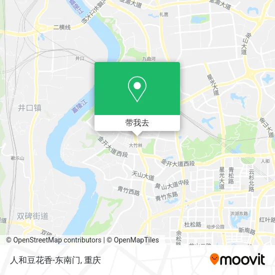 人和豆花香-东南门地图