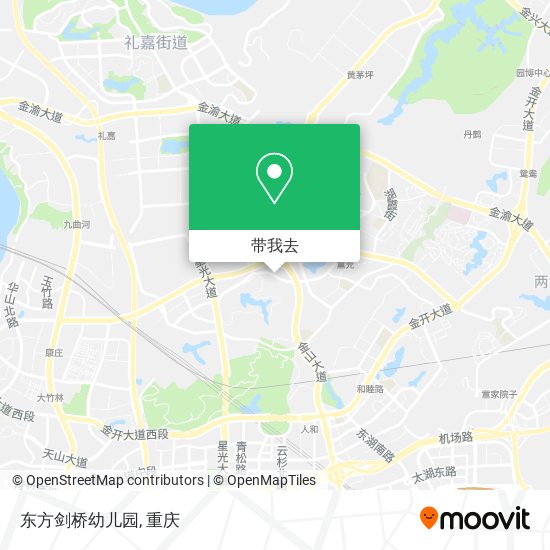 东方剑桥幼儿园地图