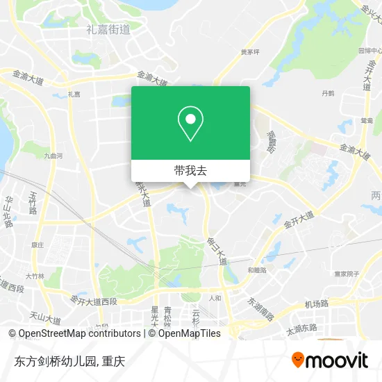 东方剑桥幼儿园地图