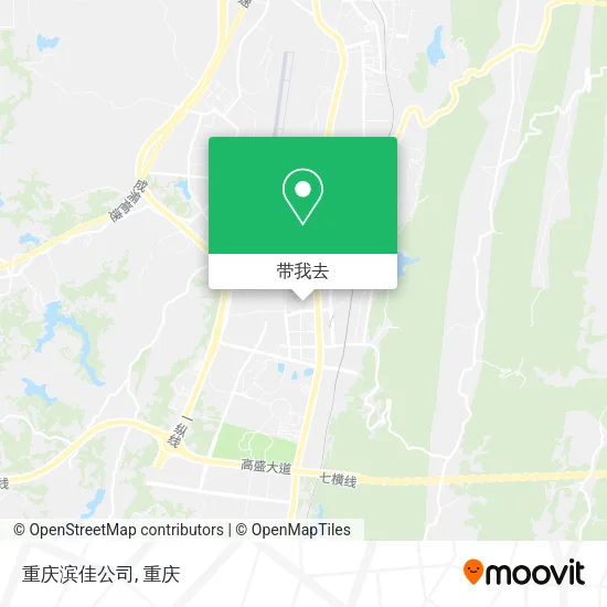 重庆滨佳公司地图
