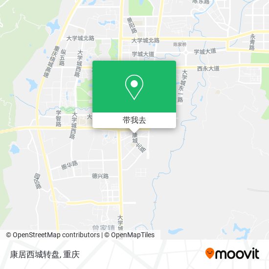 康居西城转盘地图