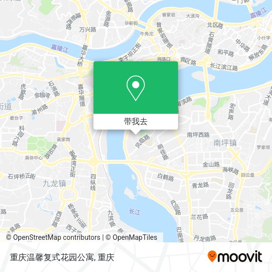 重庆温馨复式花园公寓地图