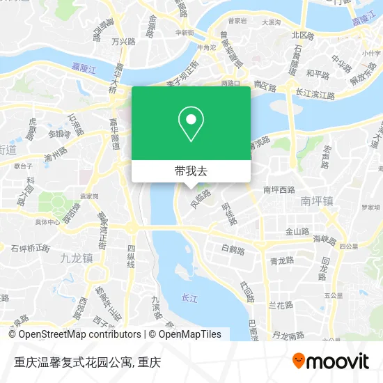 重庆温馨复式花园公寓地图