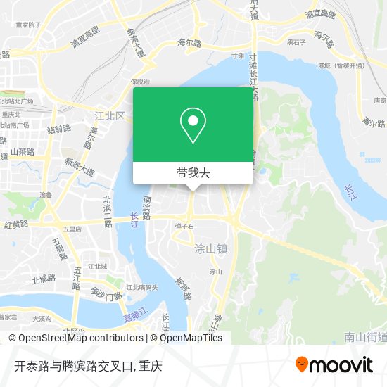 开泰路与腾滨路交叉口地图