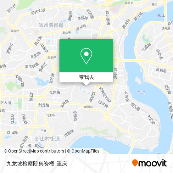 九龙坡检察院集资楼地图