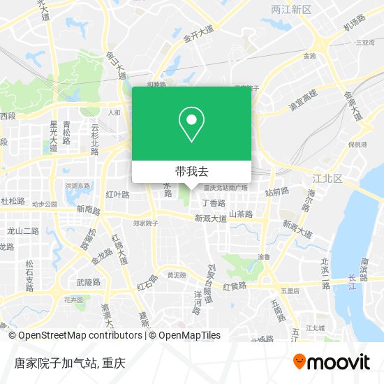 唐家院子加气站地图
