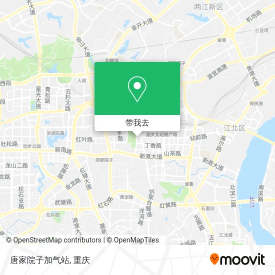 唐家院子加气站地图