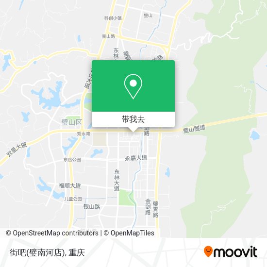 街吧(璧南河店)地图