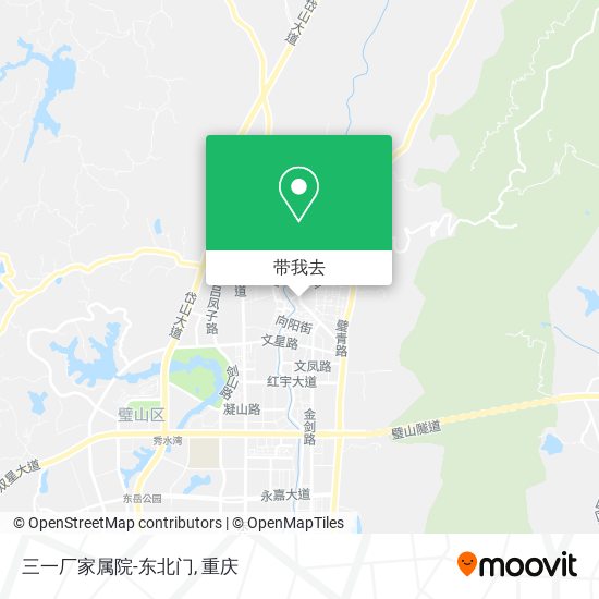 三一厂家属院-东北门地图