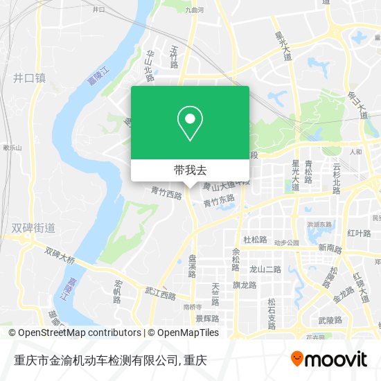 重庆市金渝机动车检测有限公司地图