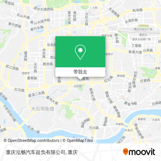 重庆泓畅汽车超负有限公司地图
