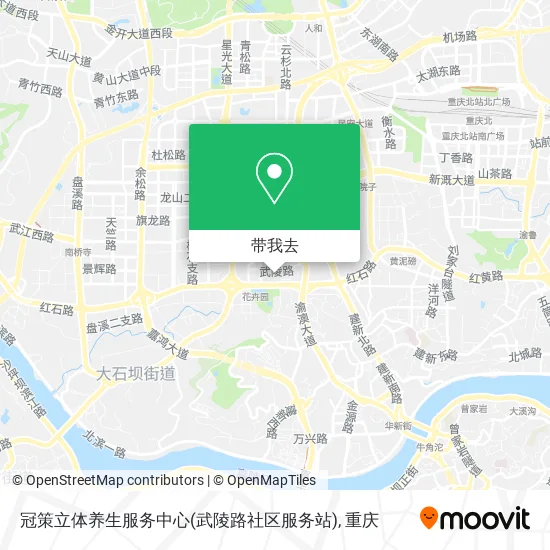 冠策立体养生服务中心(武陵路社区服务站)地图