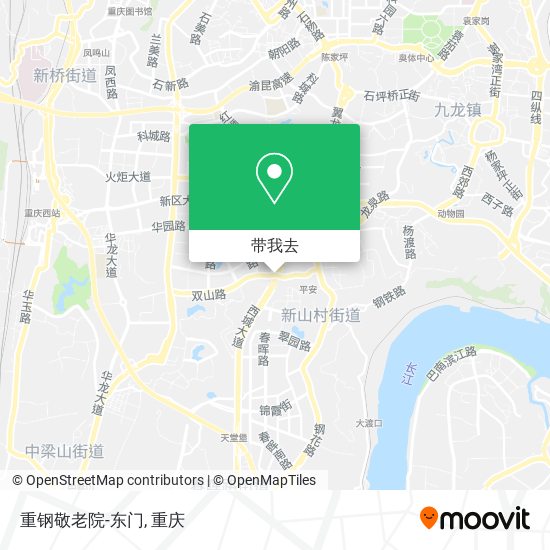 重钢敬老院-东门地图