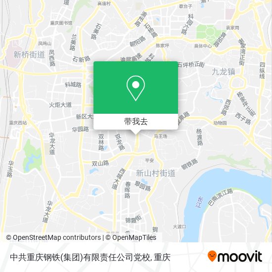 中共重庆钢铁(集团)有限责任公司党校地图