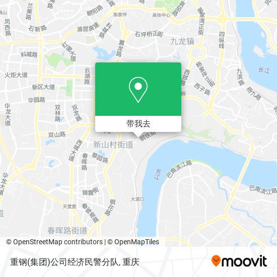 重钢(集团)公司经济民警分队地图