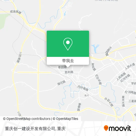 重庆创一建设开发有限公司地图