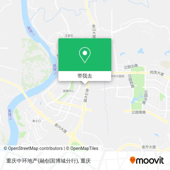 重庆中环地产(融创国博城分行)地图