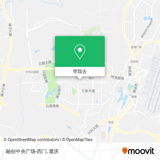 融创中央广场-西门地图