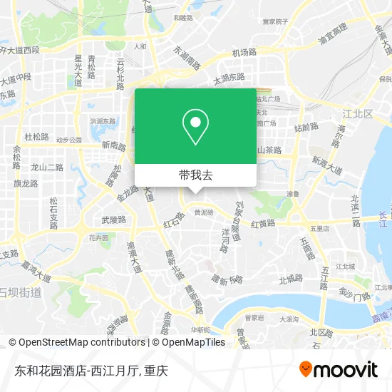 东和花园酒店-西江月厅地图