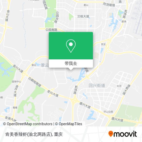 肯美香辣虾(渝北两路店)地图