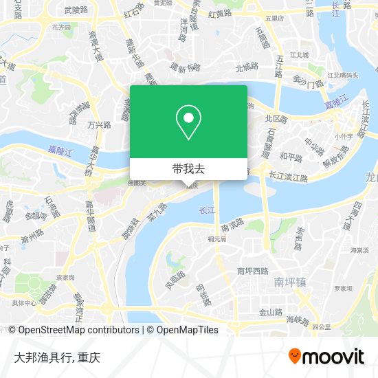 大邦渔具行地图