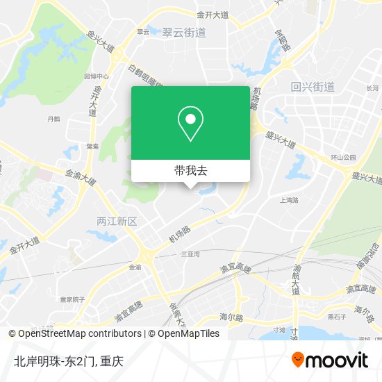 北岸明珠-东2门地图
