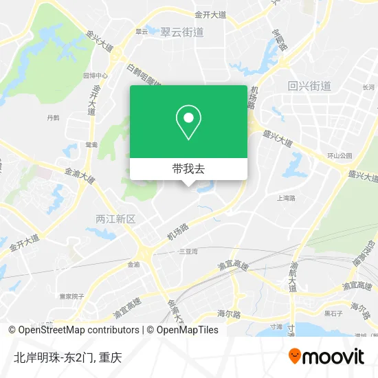北岸明珠-东2门地图